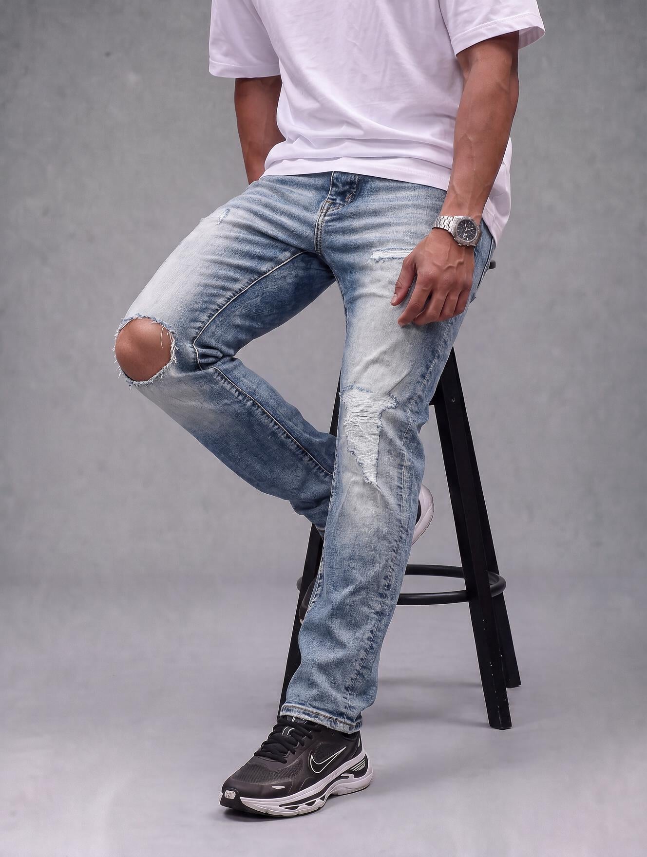 Jean PP PU056 Azul Para Hombre