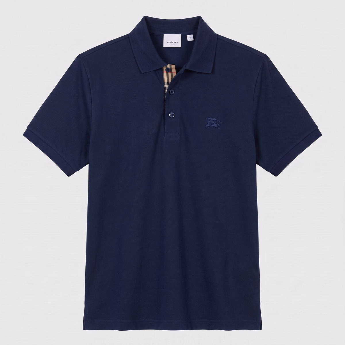 Camiseta 185041 Tipo Polo Azul Oscuro para hombre