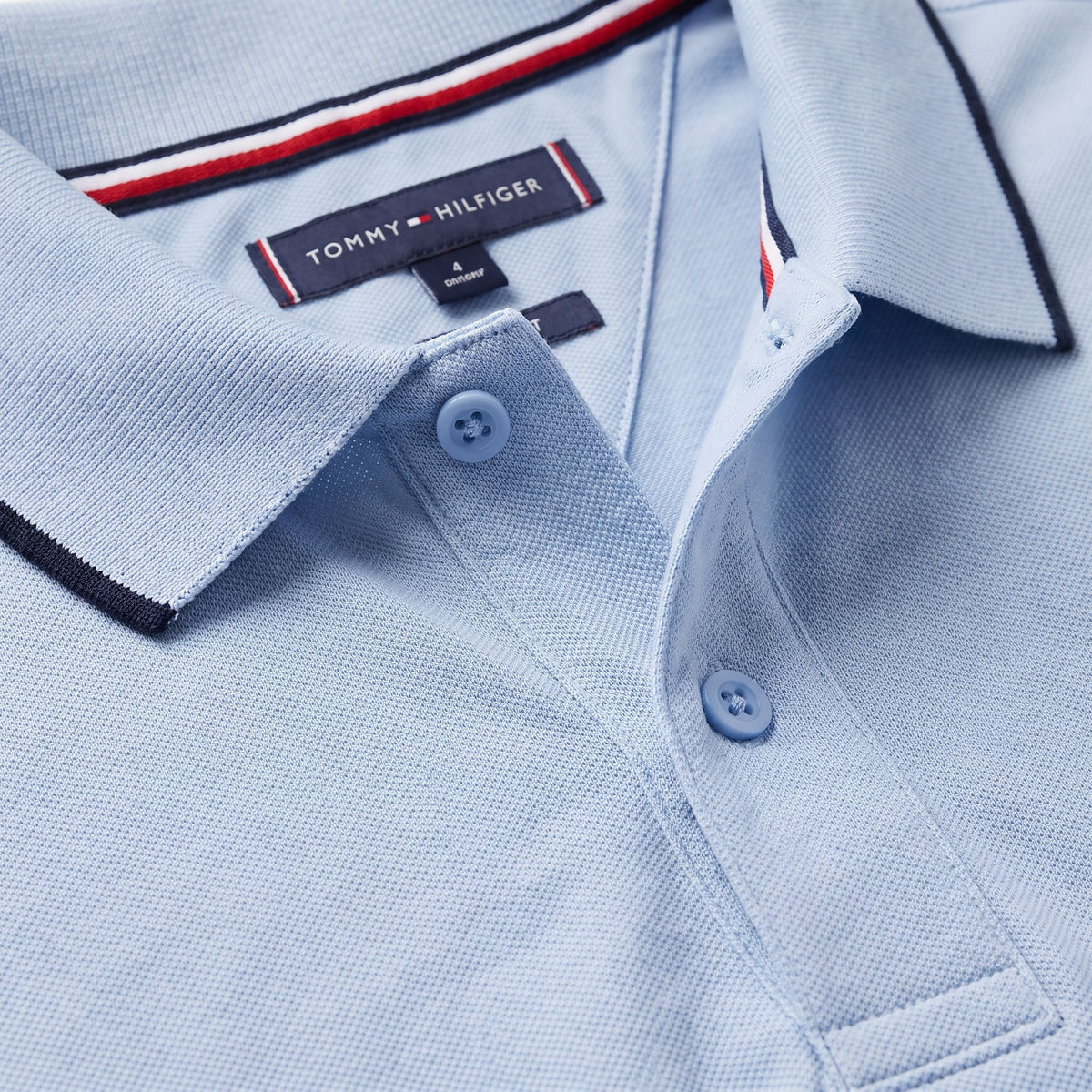 Camiseta 185043 Tipo Polo Azul Claro para hombre