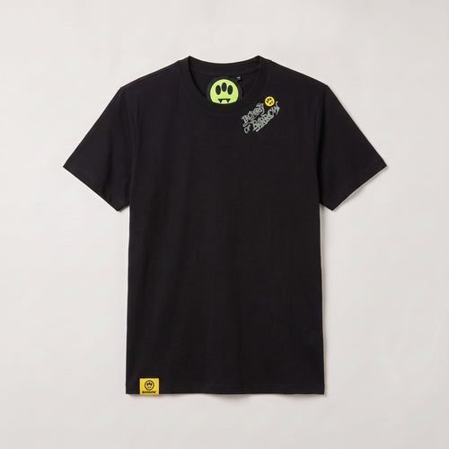 Camiseta 661121 Estampada Negra Para Hombre
