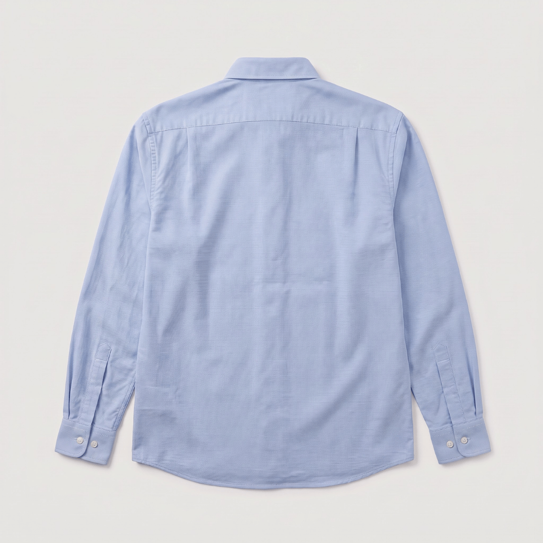 Camisa 50021 Manga larga Azul Claro para hombre