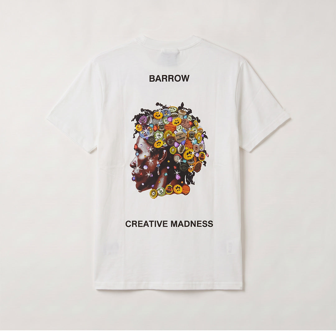 Camiseta 661106 Estampada Blanco para hombre