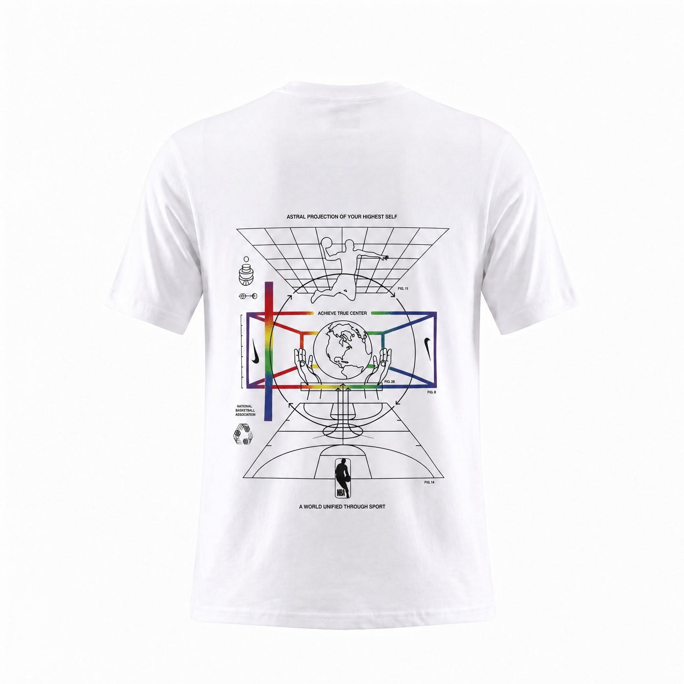 Camiseta 921012 Estampada Blanca para hombre