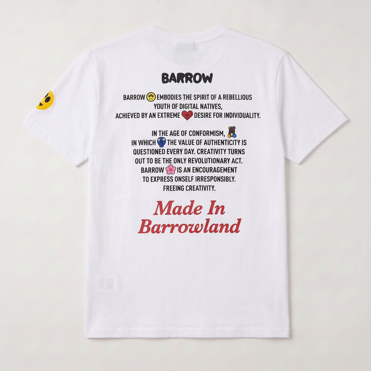 Camiseta 661131 Estampada Blanco para hombre