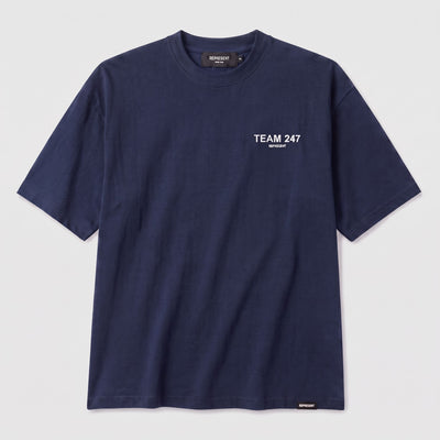 Camiseta 788450 Oversize Azul Oscuro Para Hombre