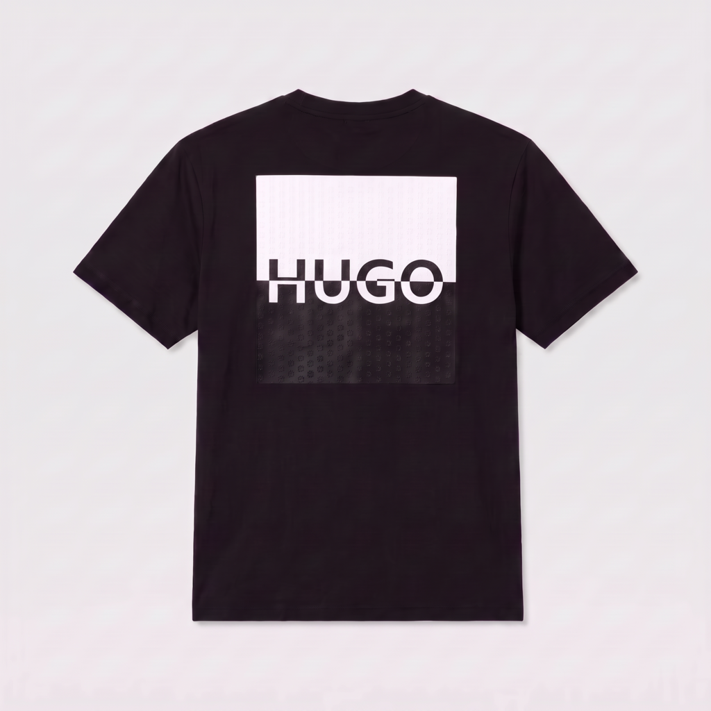 Camiseta 786490 Estampada Negra Para Hombre