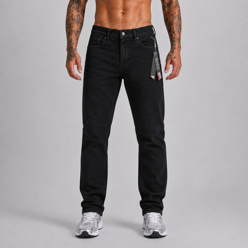Jean REP CK073 Negro Para Hombre