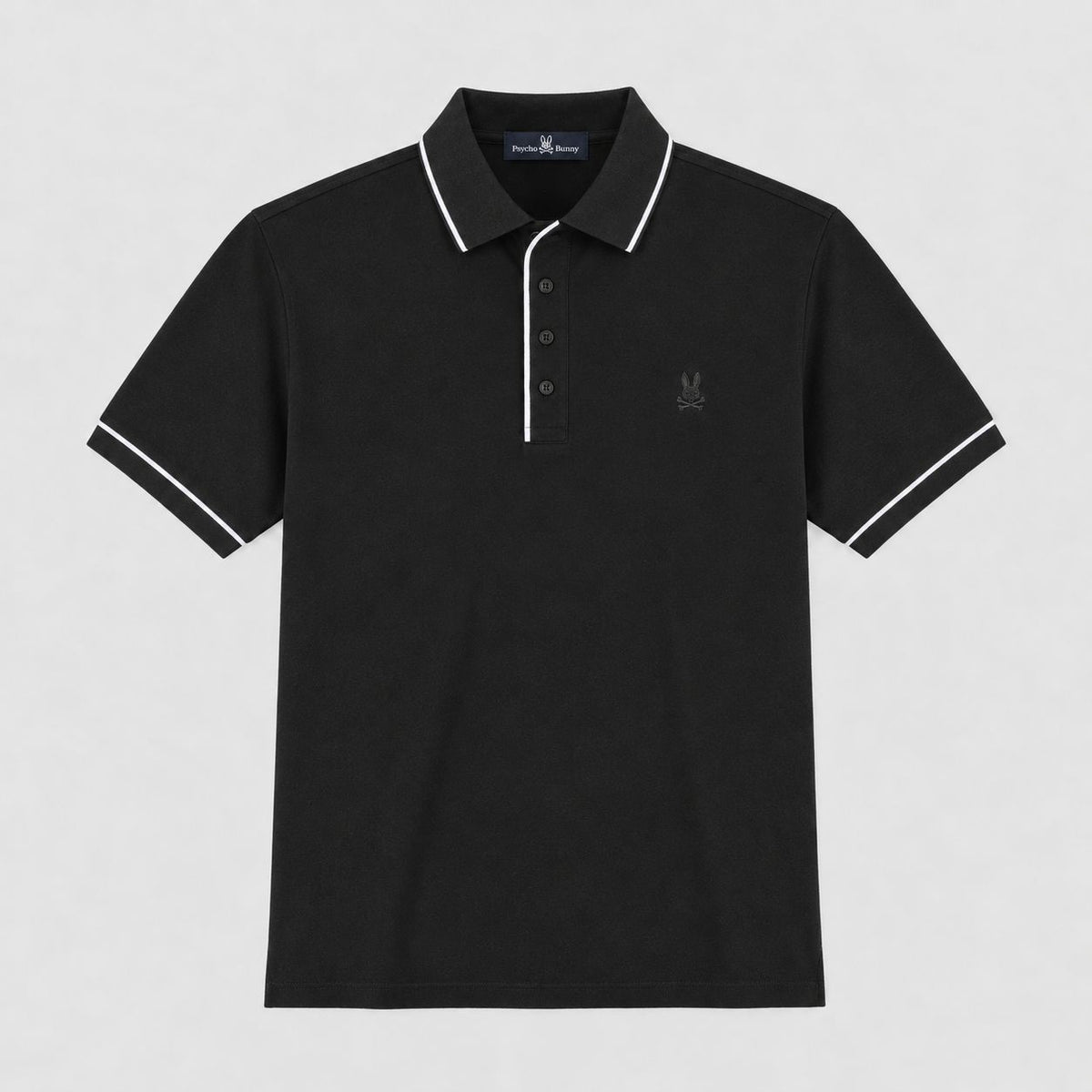 Camiseta 918017 Tipo Polo Negro para hombre