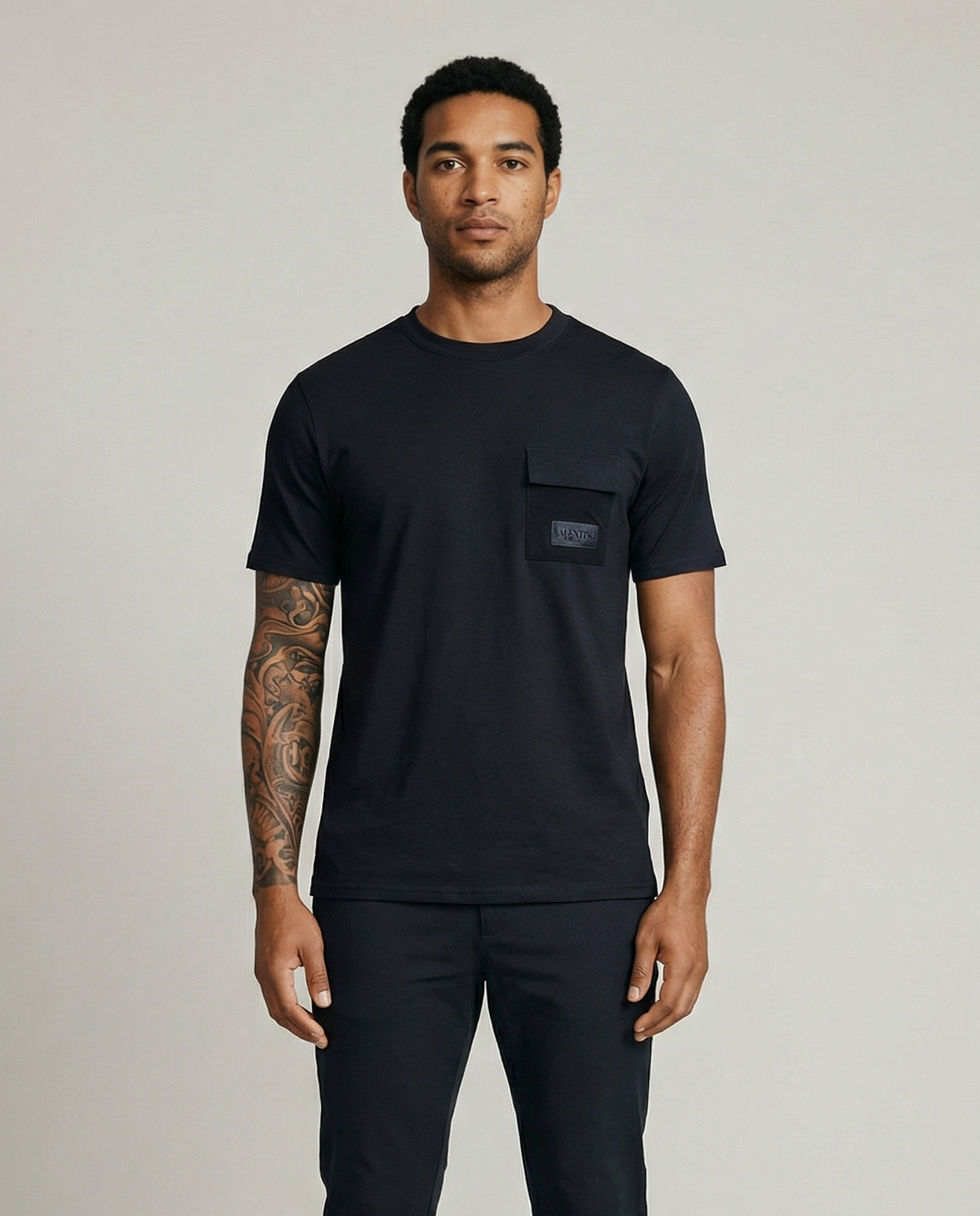 Camiseta 786748 Básica Negra Para Hombre