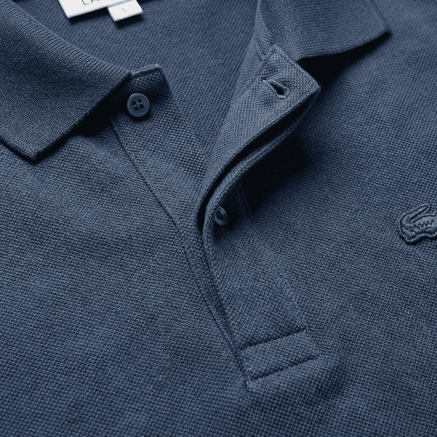 Polo azul oscuro para hombre - imagen 4 - JDC Luxury Store