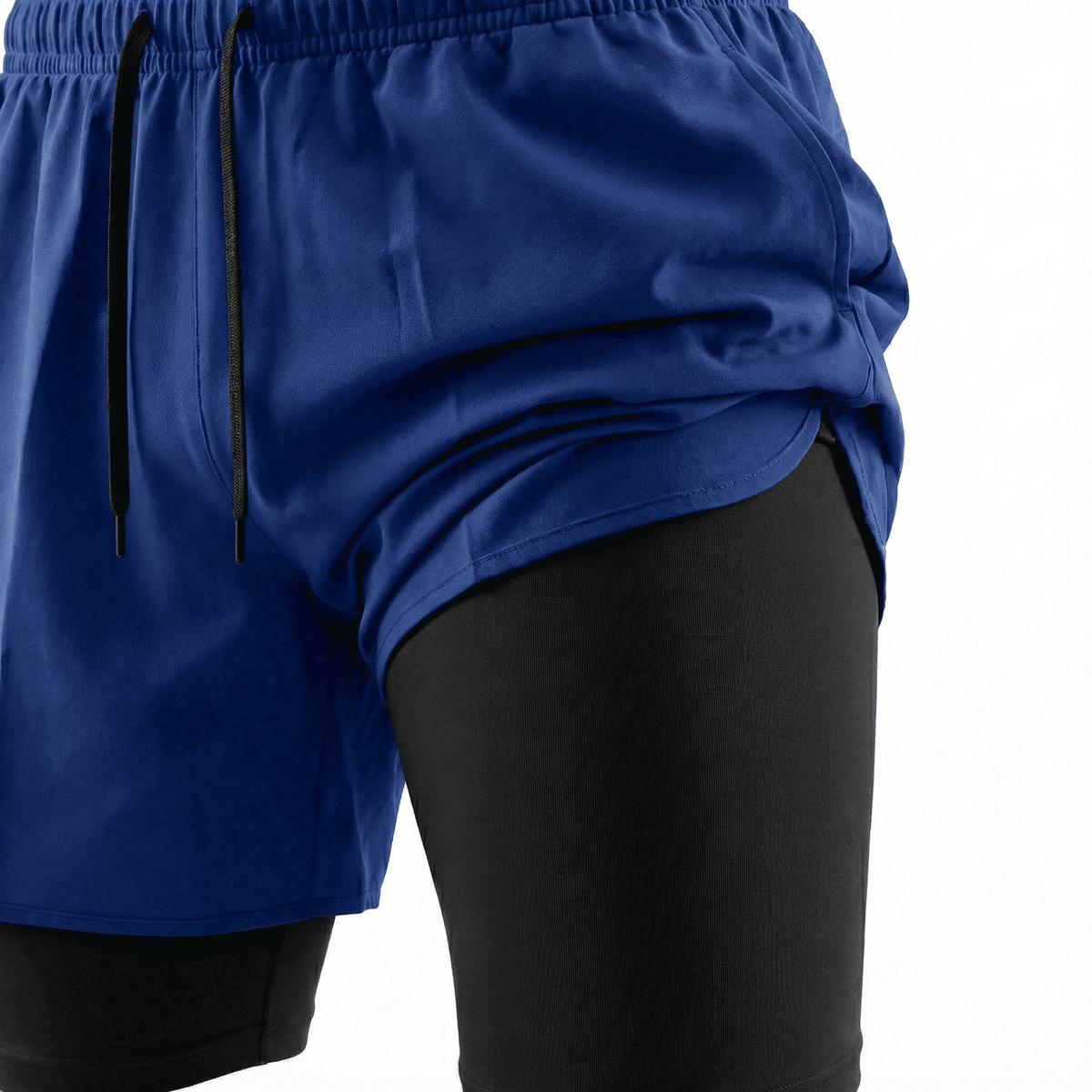 Pantaloneta Deportiva Azul Oscura Para Hombre Ref. PAN08 V2
