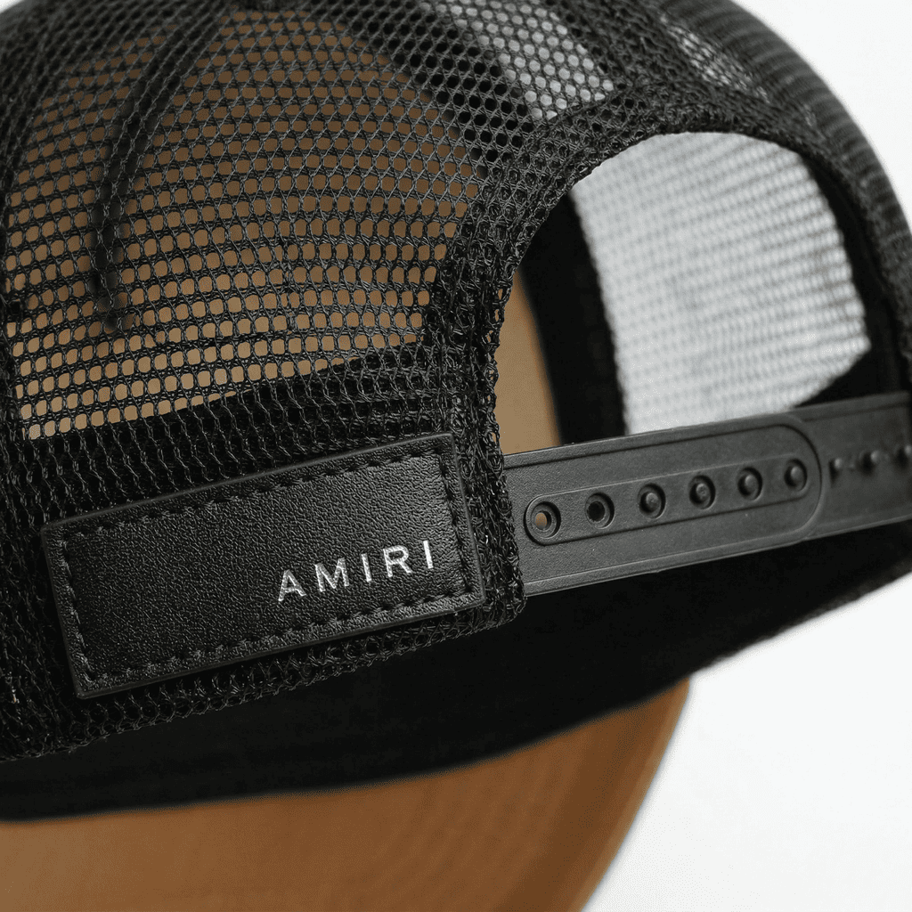 Gorra negra para hombre - vista trasera - JDC Luxury Store