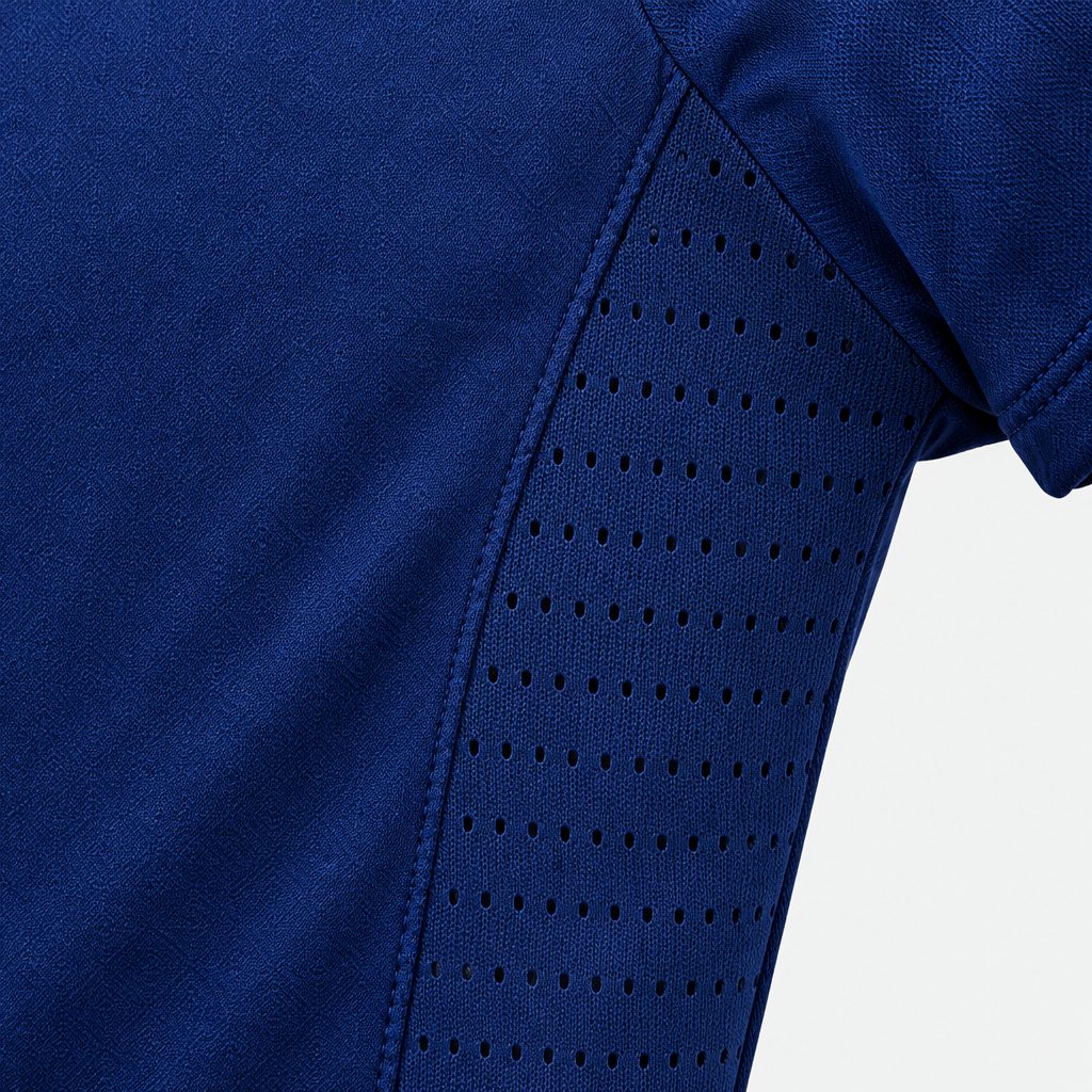 Camiseta Deportiva Azul Oscuro Para Hombre Ref. CAM42
