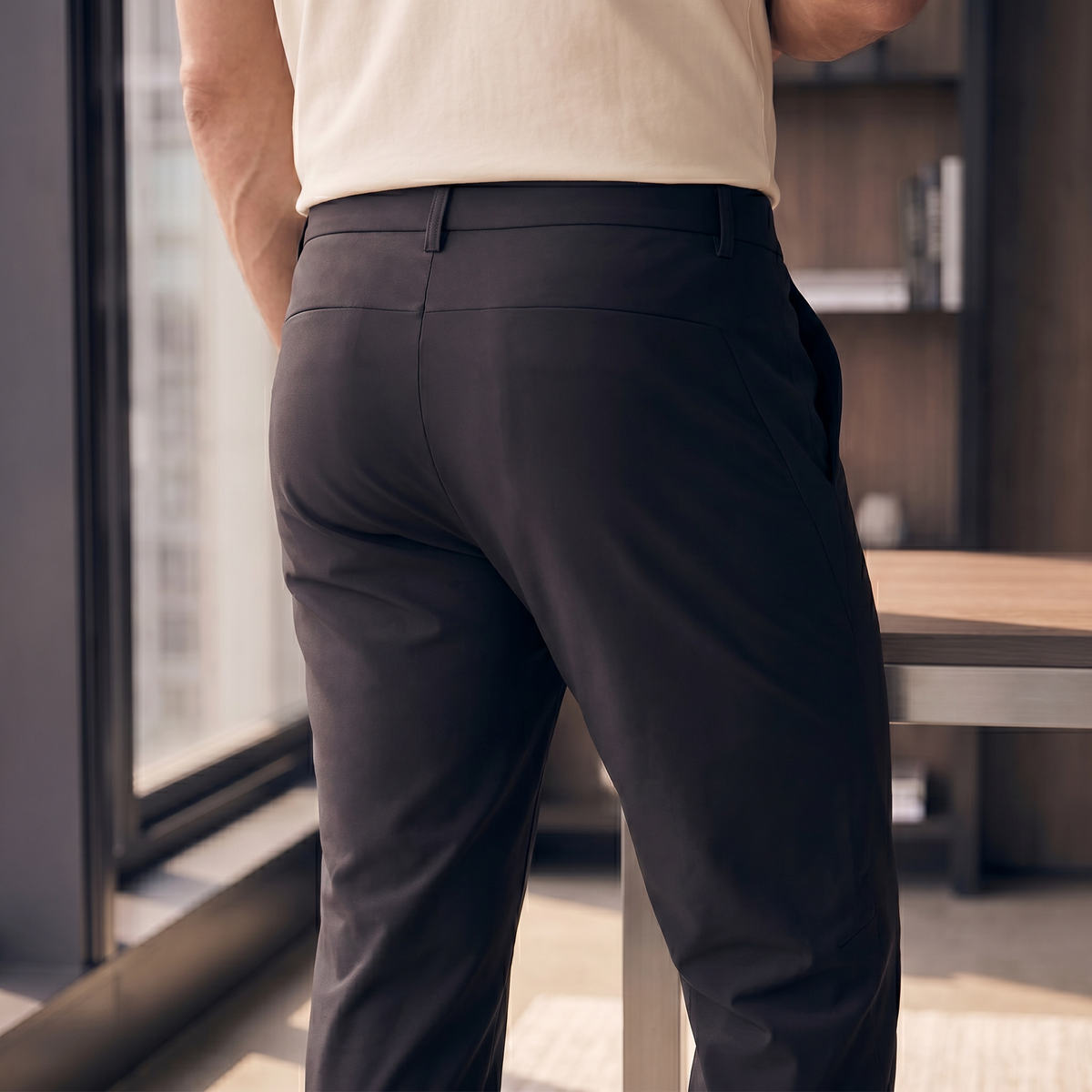 Pantalón 62360 Negro Para Hombre