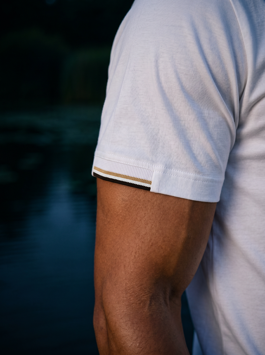 Camiseta 921036 Básica Blanco para hombre