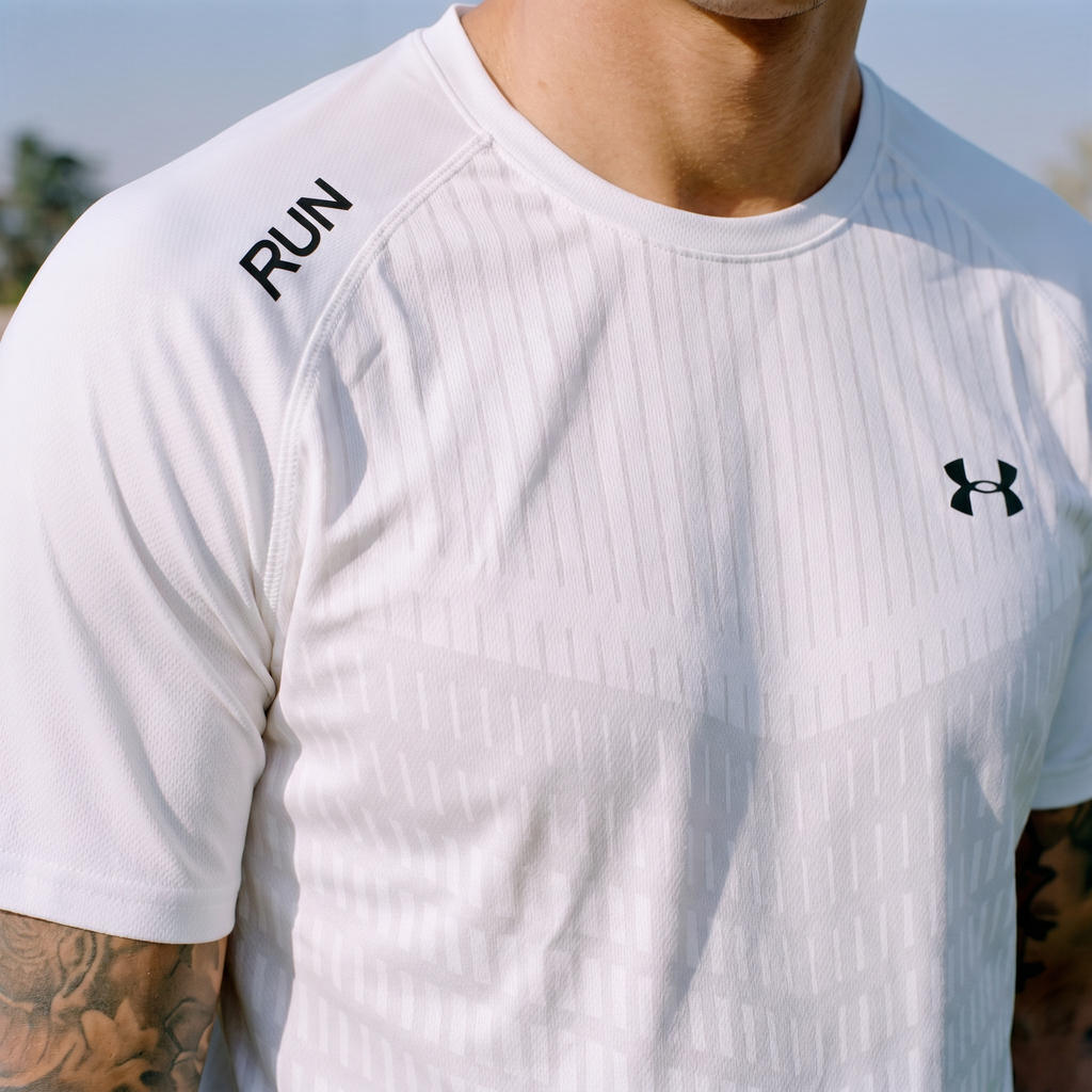 Camiseta Deportiva Blanco para hombre Ref. CAM25