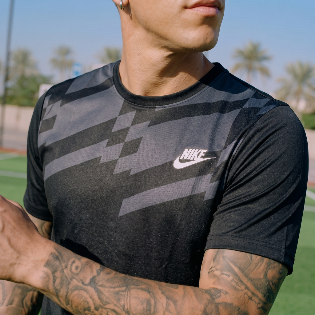 Camiseta Deportiva Negro para hombre Ref. CAM27