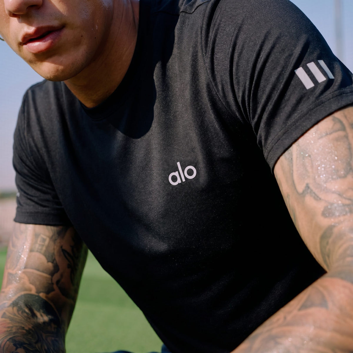 Camiseta Deportiva Negra Para Hombre Ref. CAM29