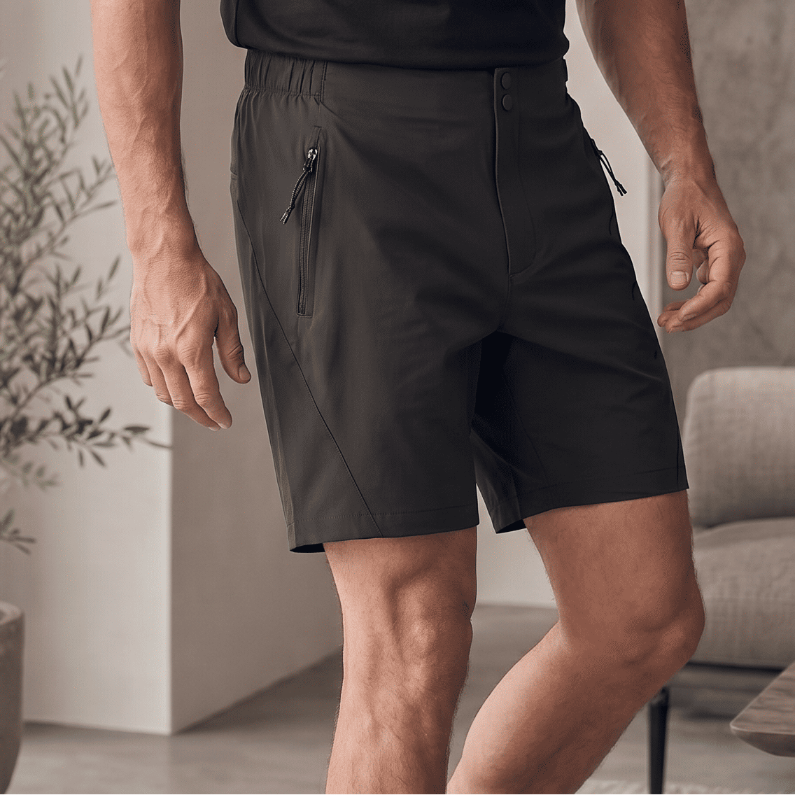 Pantaloneta 25D668 Negro Para Hombre