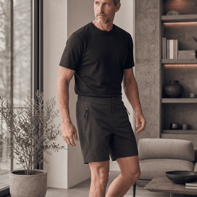 Pantaloneta 25D668 Negro Para Hombre
