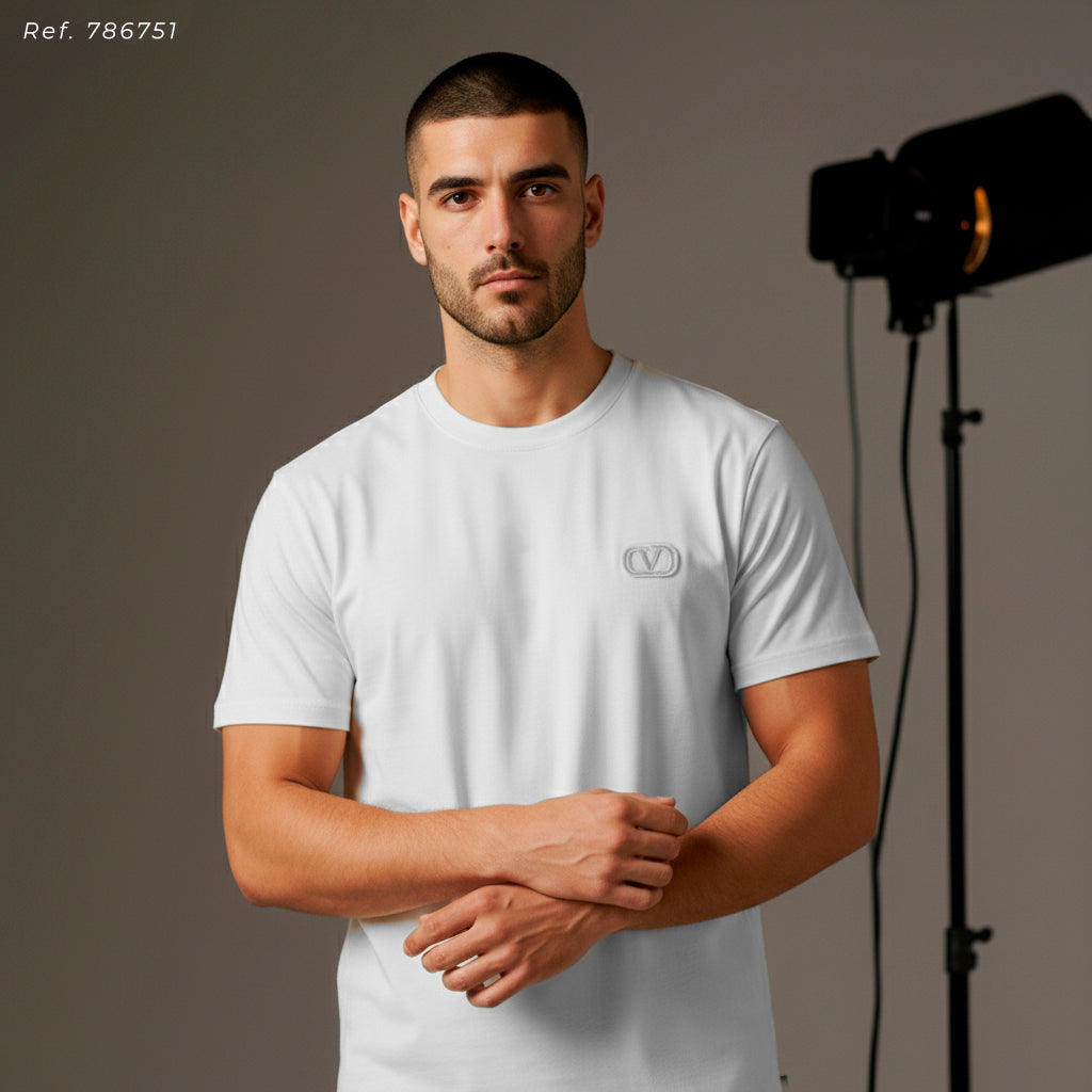 Camiseta 786751 Básica Blanca Para Hombre