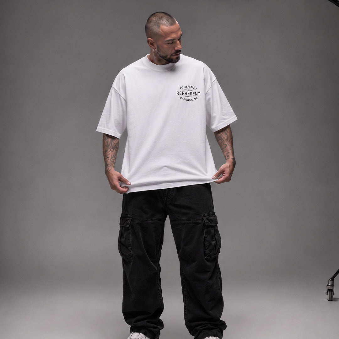 Camiseta 788454 Oversize Blanca Para Hombre