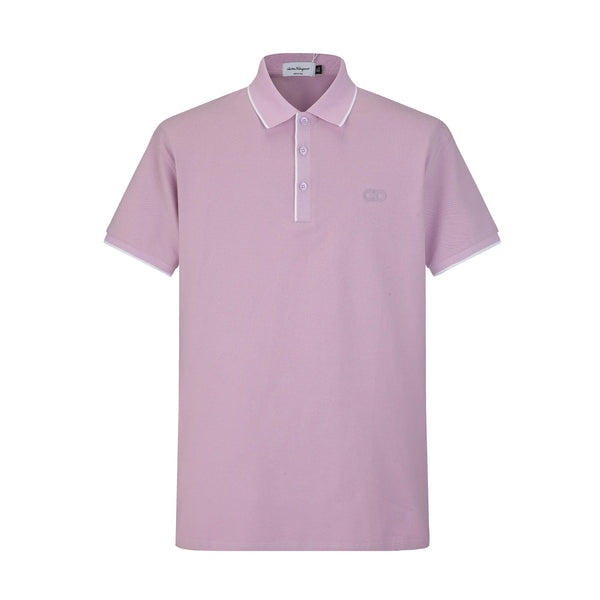 Camiseta 58201 Tipo Polo Lila Para Hombre