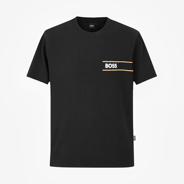Camiseta 36012 Estampada Negra Para Hombre