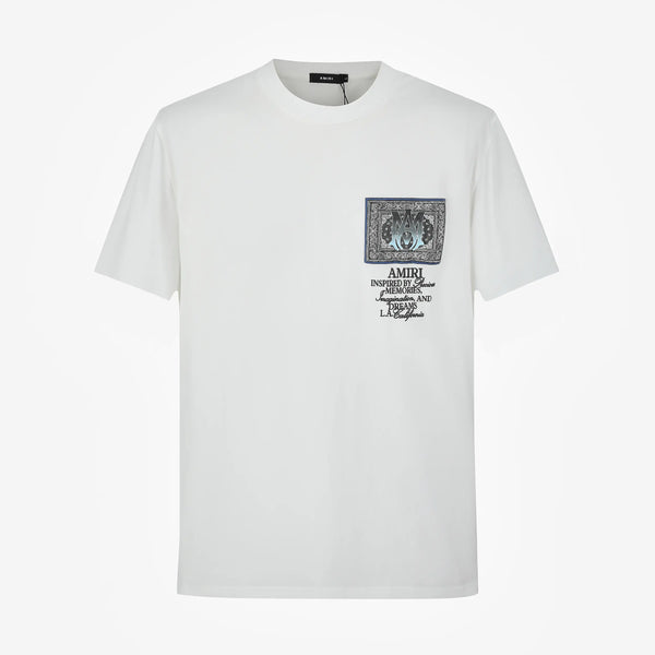 Camiseta 36002 Estampada Blanca Para Hombre