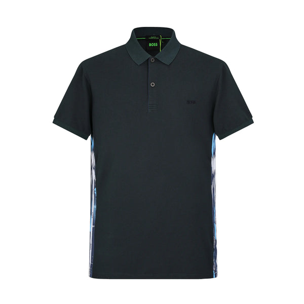 Camiseta 93011 Tipo Polo Verde Oscuro Para Hombre