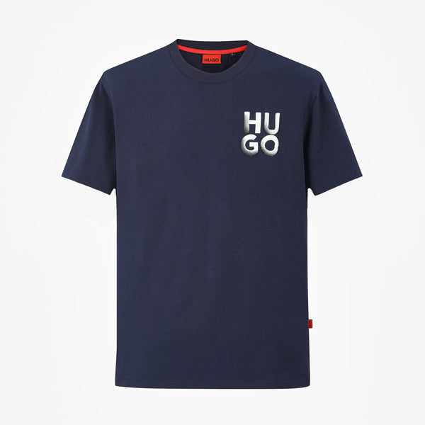 Camiseta 36011 Estampada Azul Para Hombre