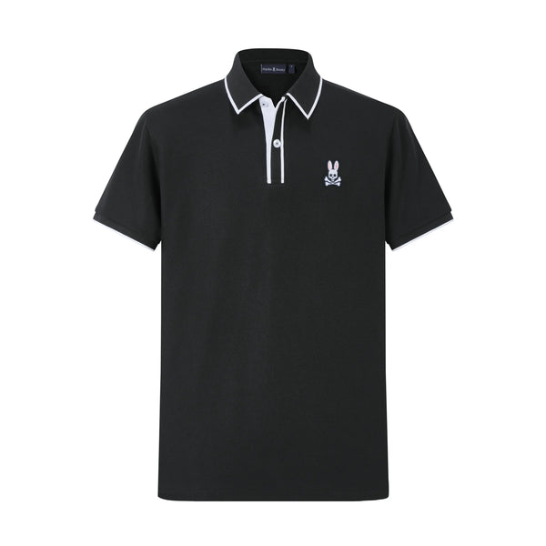 Camiseta 22343 Tipo Polo Negra Para hombre