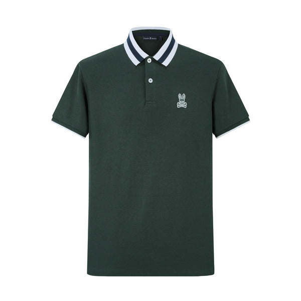 Camiseta 13610 Tipo Polo Verde Para hombre