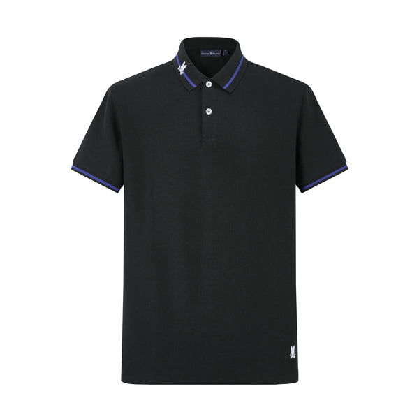 Camiseta 22345 Tipo Polo Negro Para hombre