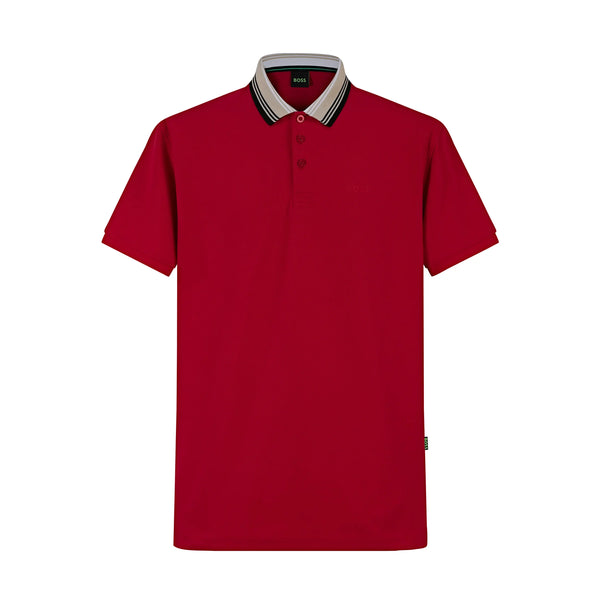 Camiseta 333-8 Tipo Polo Rojo Para hombre