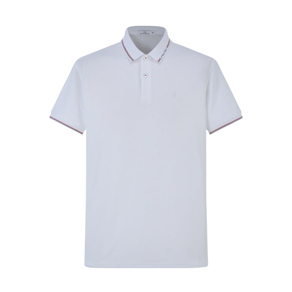 Camiseta CH506 Tipo Polo Blanco Para hombre