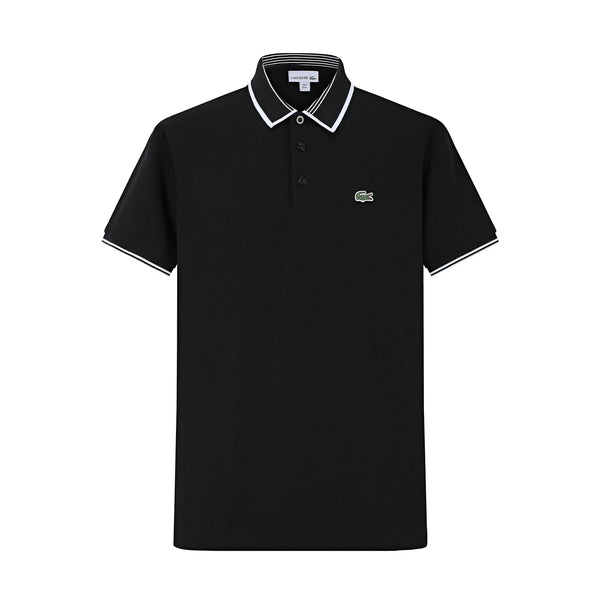 Camiseta 1148-8 Tipo Polo Negro Para Hombre