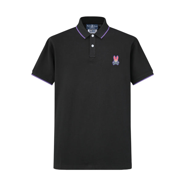 Camiseta 786001 Tipo Polo Negra Para Hombre