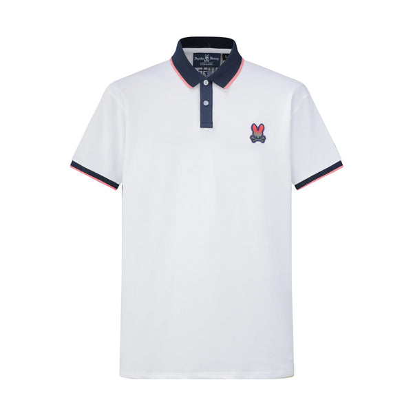 Camiseta 786001 Tipo Polo Blanca Para Hombre