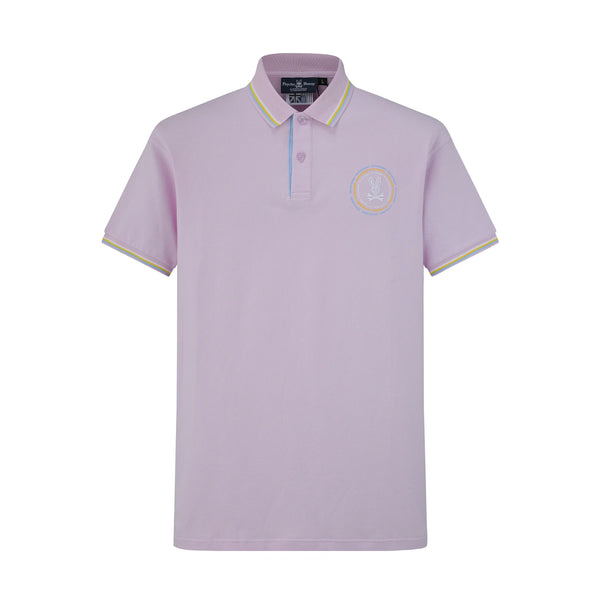 Camiseta 38170 Tipo Polo Morado Claro Para Hombre