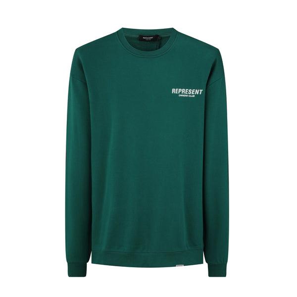 Buzo Oversize 568015 Verde Cuello Redondo Para Hombre