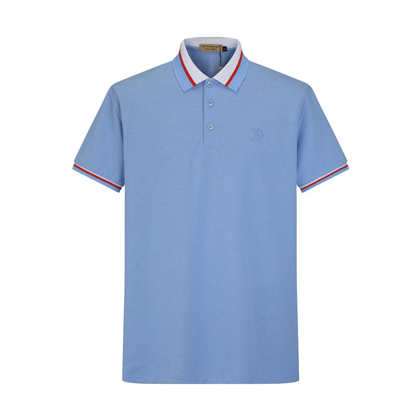 Camiseta 58184 Tipo Polo Azul Para Hombre