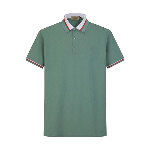 Camiseta 58184 Tipo Polo Verde Oscuro Para Hombre