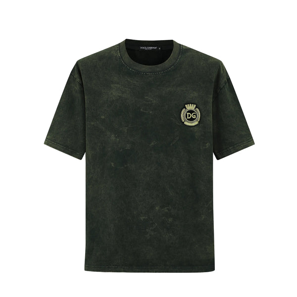 Camiseta 788238 Verde Oscuro Pickling  Oversize Para Hombre