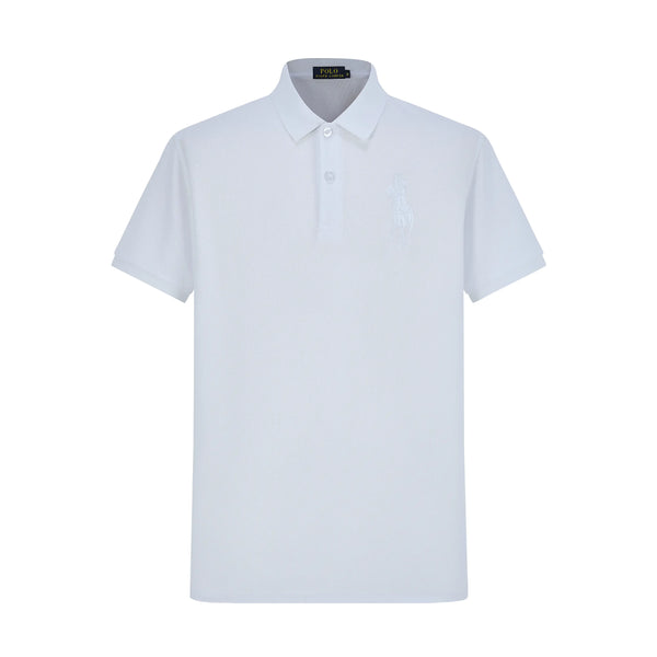 Camiseta 22331# Tipo Polo Blanco Para hombre