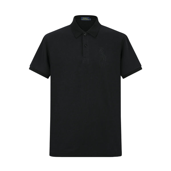 Camiseta 22331# Tipo Polo Negro Para hombre