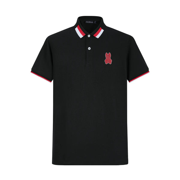 Camiseta 13603# Tipo Polo Negra Para hombre