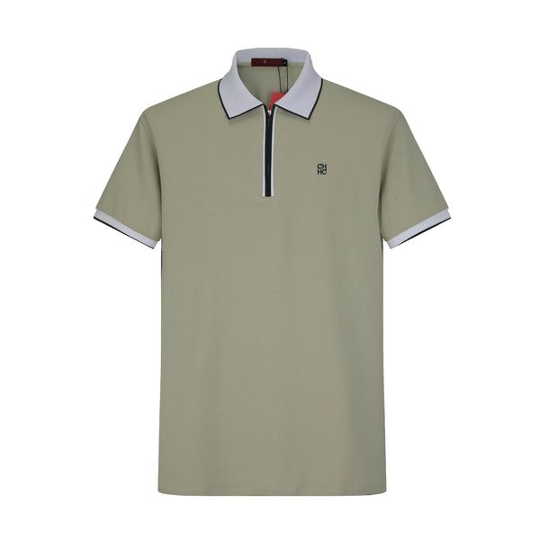 Camiseta 58143 Tipo Polo Verde Tea Para Hombre