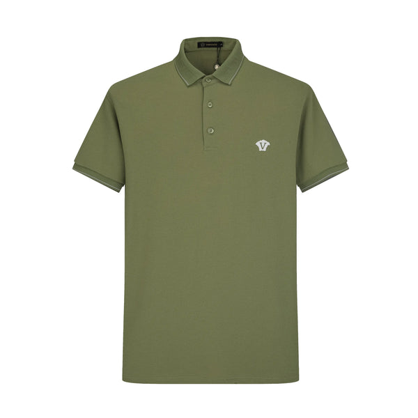 Camiseta 58140 Tipo Polo Verde Claro Para Hombre