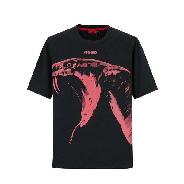 Camiseta 166015 Estampada Negra Para Hombre